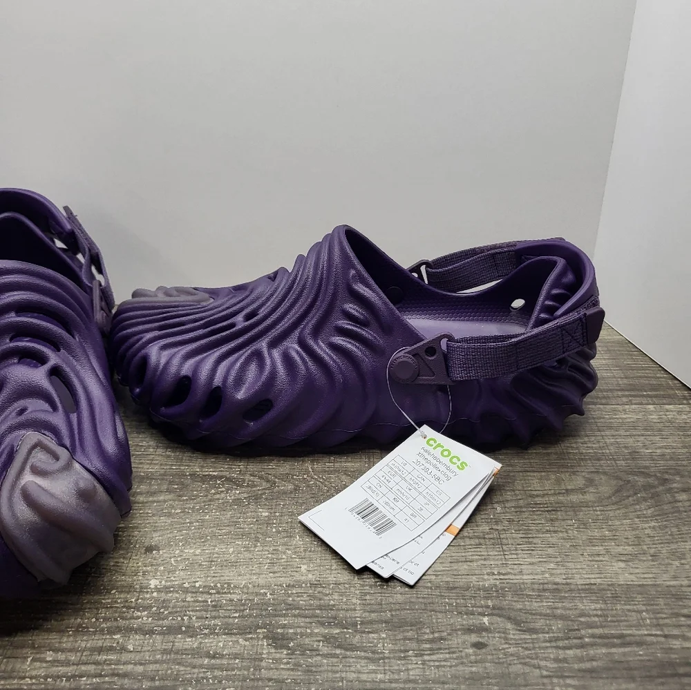 Crocs x Salehe Bembury Pollex Clog Purple 207393-5BC Men’s Size 10 New